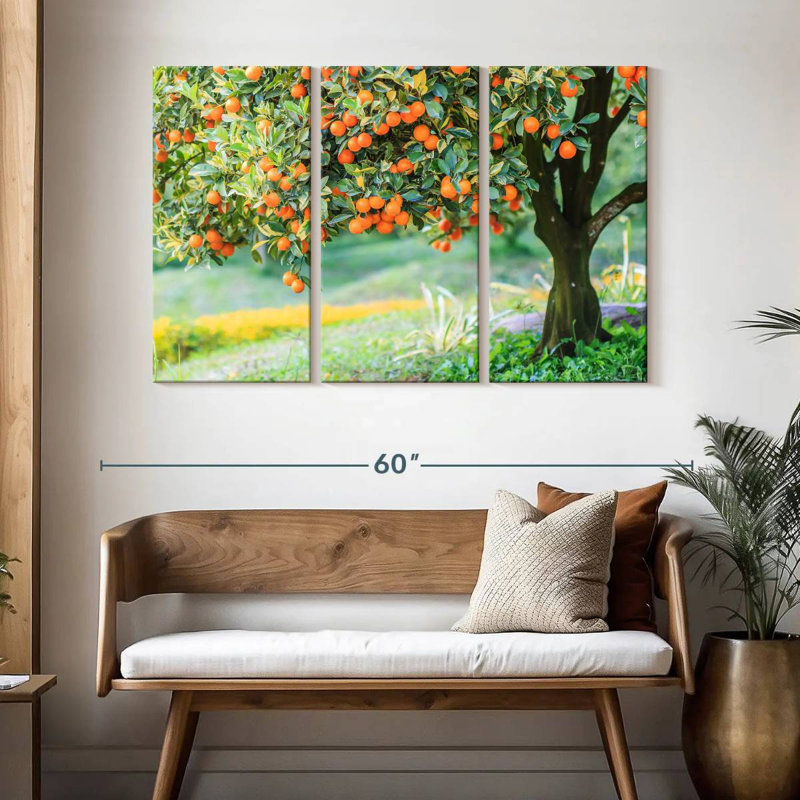 Harnek Orange Tree, 32" H x 50" W