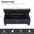Rectangle Upholstered Storage Bench Ottoman&Stool-1894803976