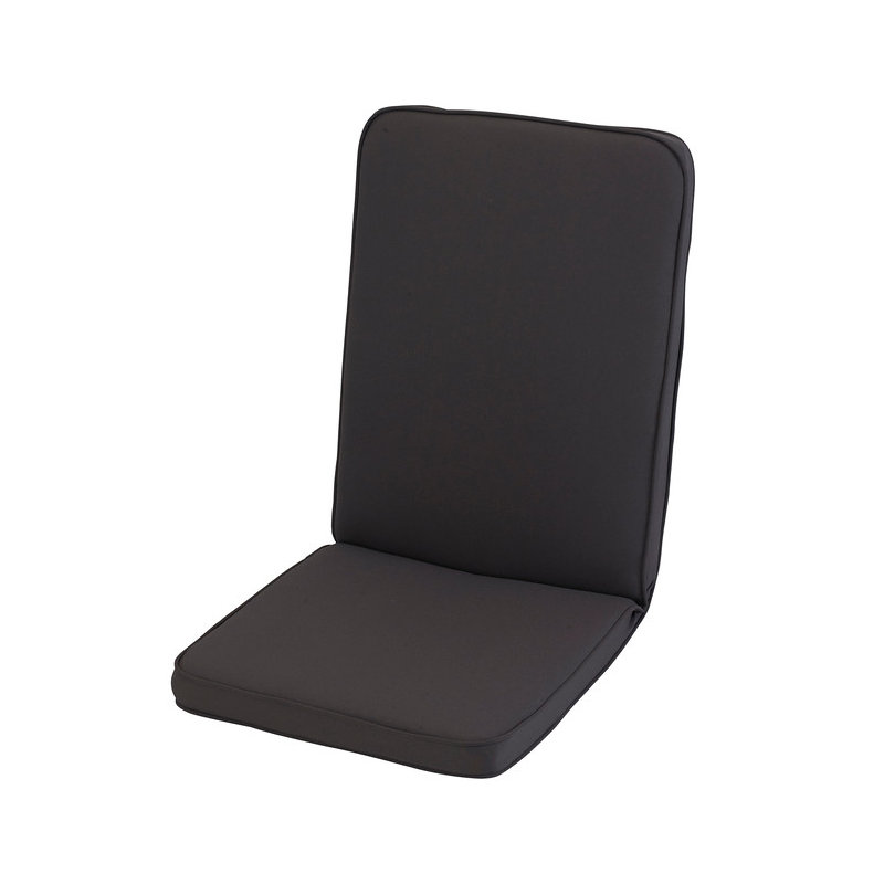 Dining Chair Seat/Back Cushion, Charcoal Grey