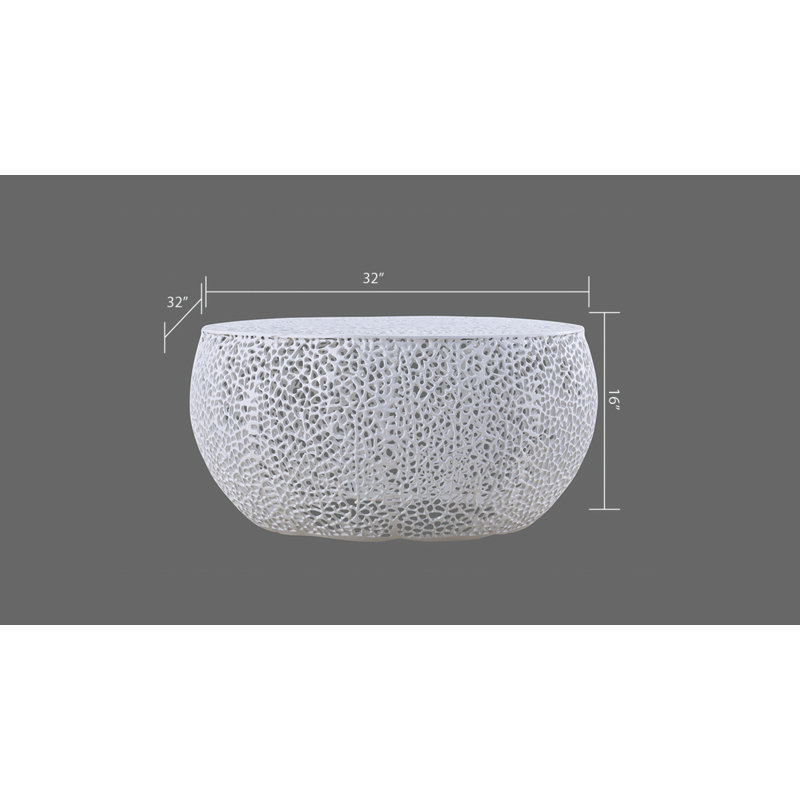 Table basse ronde blanche - Style moderne pour le salon | Idée de cadeau, Blanc