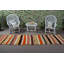 Vintage Striped Turkish Kilim Runner Rug Hand-Knotted in Wool with Distinctive Beige Tones