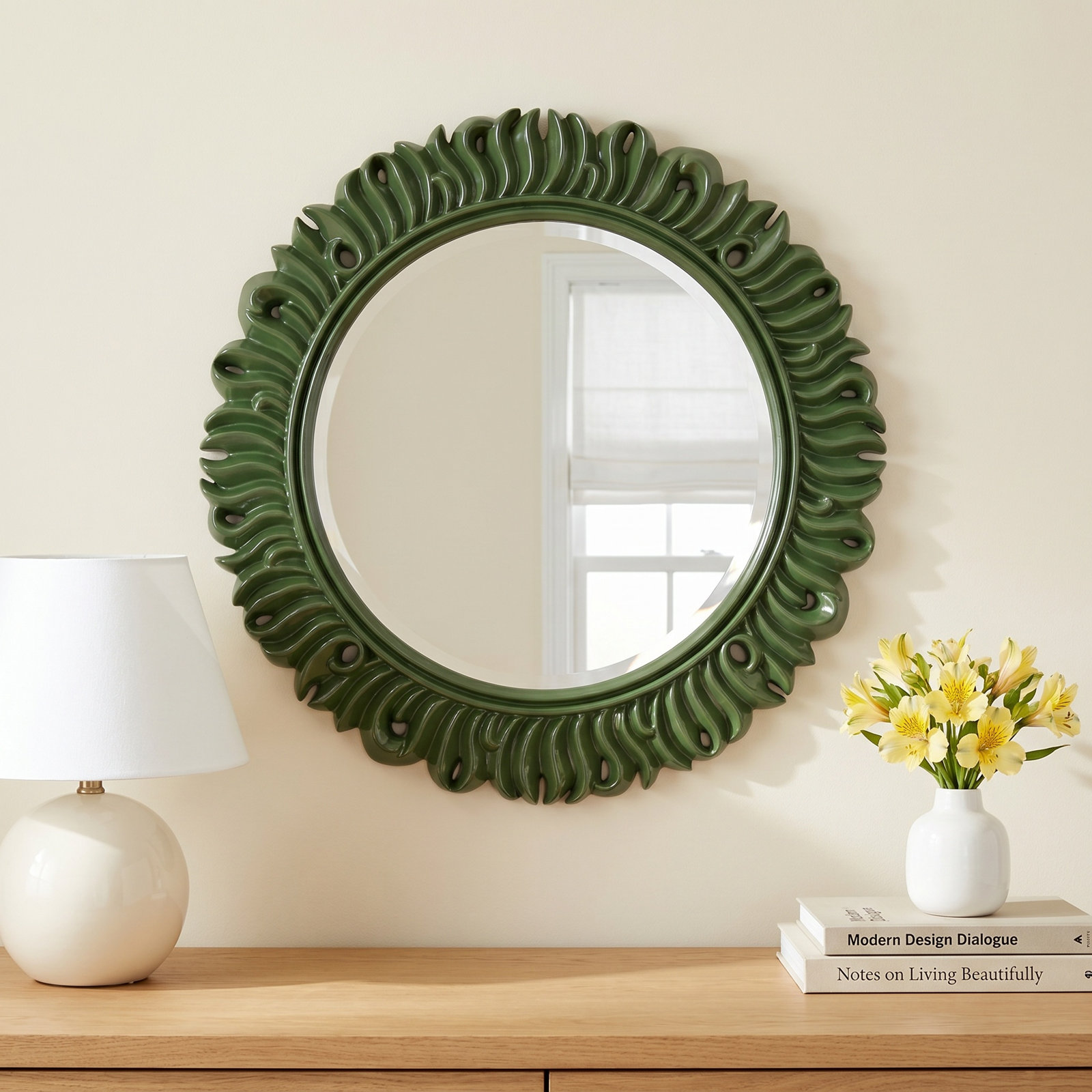 20" Mirror, Green