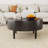 Fluted Round Lift Top Coffee Table With Storage, Adjustable Height Cocktail Table For Living Room-884580881