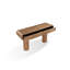 Console Juba en noyer et mangouste