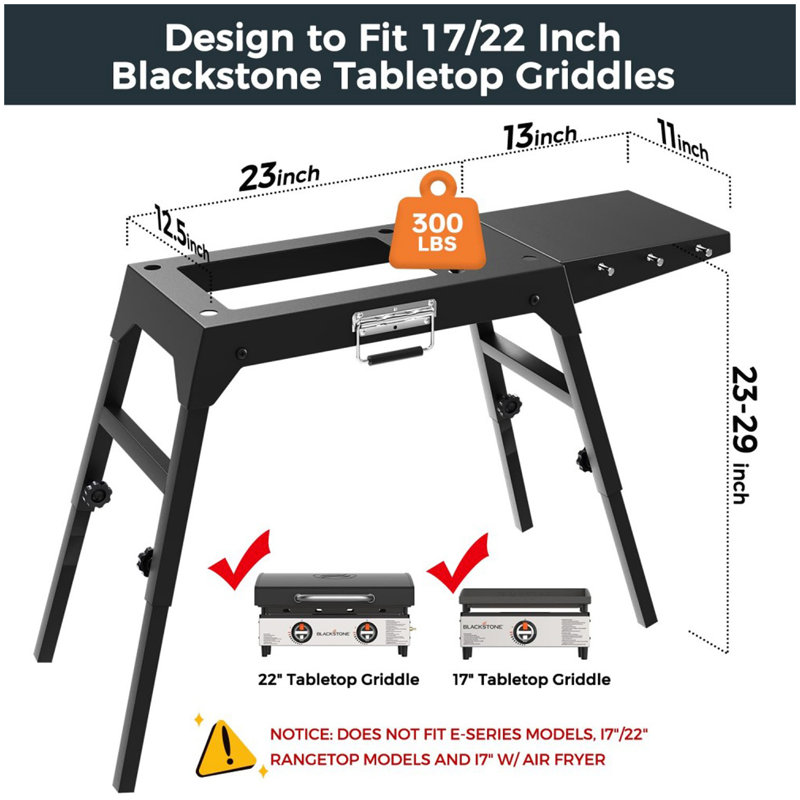 Foldable Griddle Stand for Blackstone