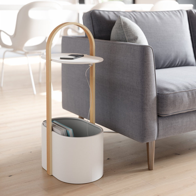 Umbra Bellwood Storage Table, White