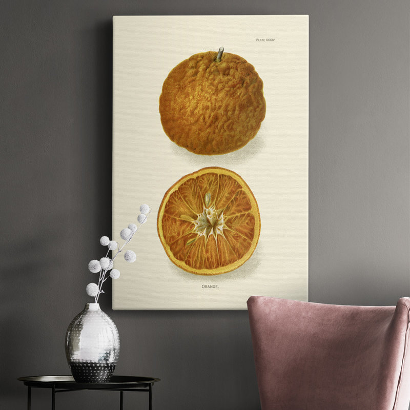 " Orange ", 48" H x 32" W x 1" D