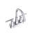 2 Bathroom Faucet, 7.93", , , Strong Construction With Ss304 & Zinc Alloy, Abs Ergonomic Handles, Pull-Out Head, Ceramic Cartridge, 1.2 Gpm Flow Rate, 360 Swivel Spout, Deck Mounted, Plate Included,-121617389