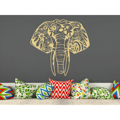 Décalcomanie murale éléphant yoga Litton