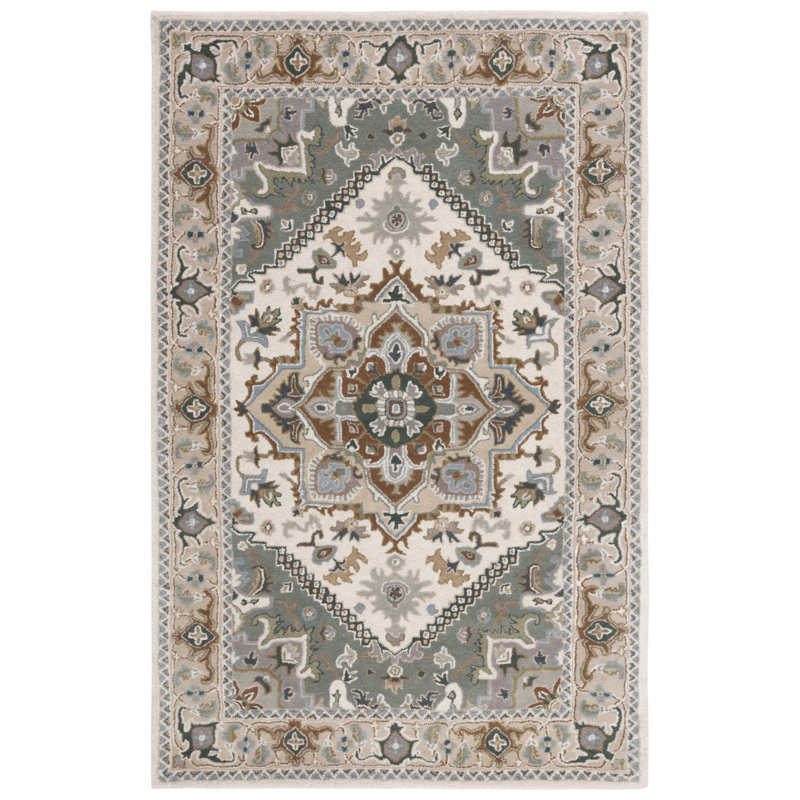 Preston Lauren Ralph Lauren Hand Tufted Wool Pile Oriental Rug, Rectangle 5' x 8'
