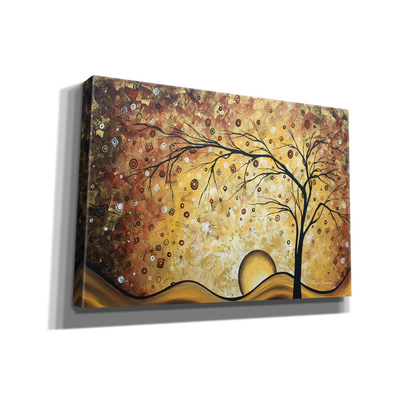 «Red Rhapsody» par Megan Duncanson, Red Barrel Studio®, art mural sur toile, H 18 po x l 26 po