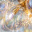 6 - Light Dimmable Iridescent Glass Globe Bubble Chandelier-497339326