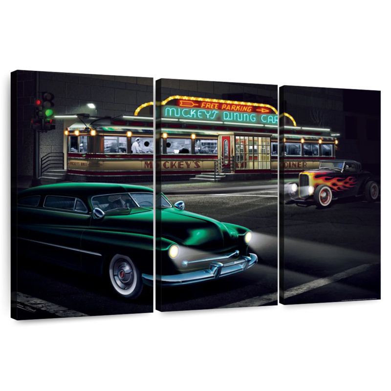 Mickey's Diner I, 28" H x 45" W