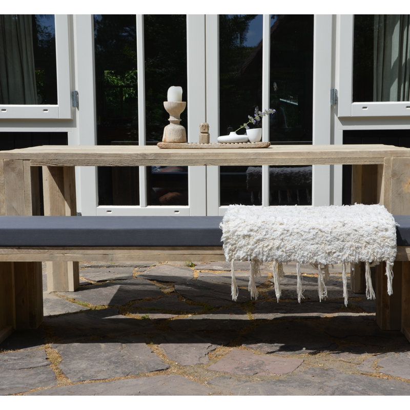 Murray Solid Wood Outdoor Bench, 78cm H x 180cm W x 38cm D