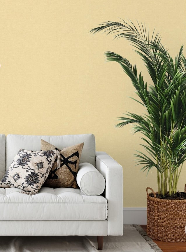 Classic Italian Wallpaper Roll, Yellow