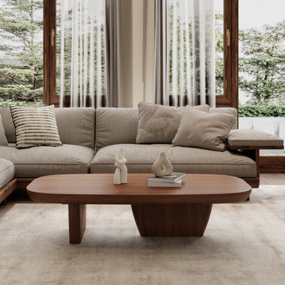 51.2" Modern Two Leg Coffee Table by Latitude Run