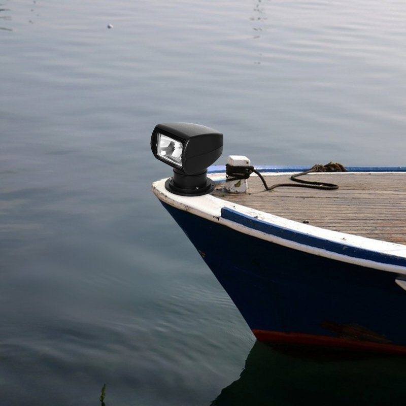 Projecteur de projecteur rotatif 100W à 360 ° pour voiture de bateau tout-terrain