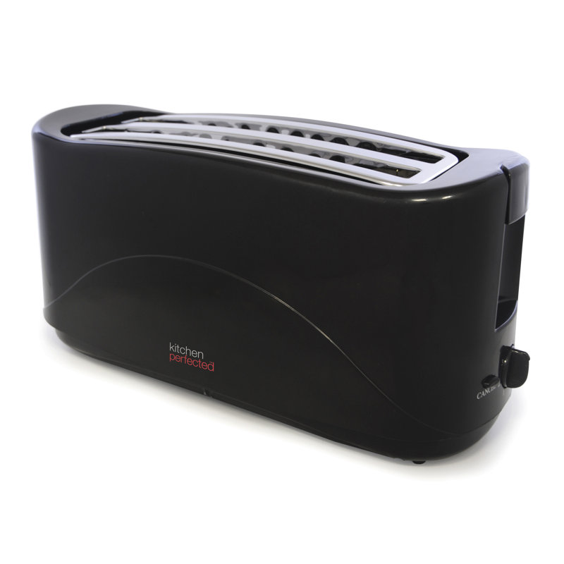 4 Slice Toaster, Black