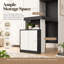 Lit escamotable Kazuko (grand lit/lit double) avec bureau, étagères de rangement et placards-1045289871