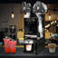 Machine de scellage de tasses entièrement automatique, 500-650 tasses / h, scelleuse de tasses pour tasses de 180 mm de hauteur et 90/95 mm, scellant électrique avec panneau de contrôle numérique à cristaux liquides pour café au lait, noir