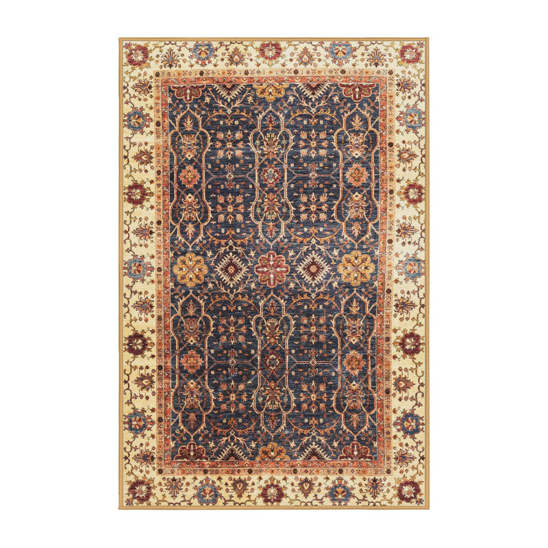 Abstract Indoor Rug, Rectangle 7' x 9'