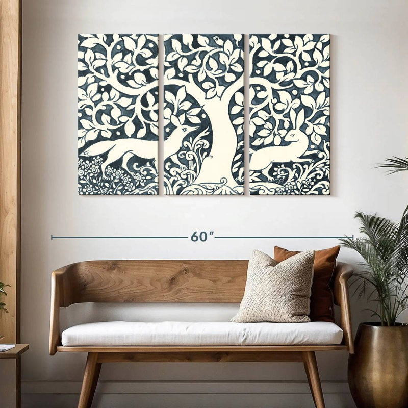 Brampt Forest Life III, 32" H x 50" W