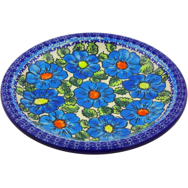 Polish Pottery 11" Stoneware Plate