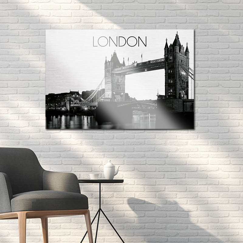 London Tower Bridge - No Frame Print on Metal
