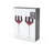 Raye Angled Crystal Bordeaux Glasses