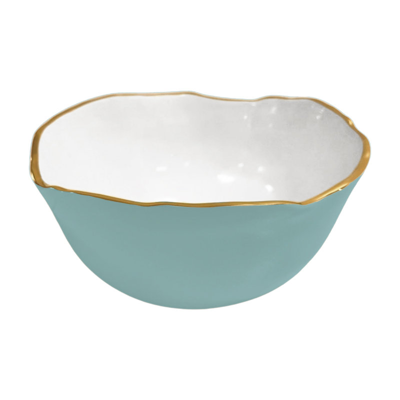 Grand bol Encanto Osaka (blanc), Bleu / blanc