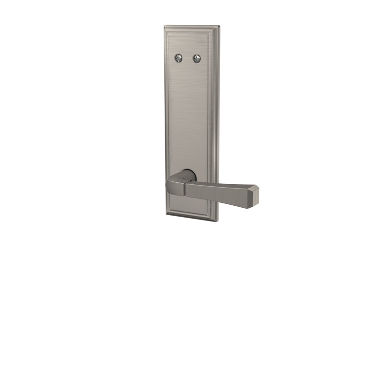 Inactive Interior Lever Rosette Dummy Entry Set, Satin Nickel