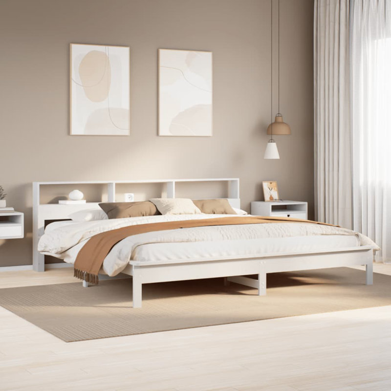 Verlin Solid Wood Bed, Super King (6')