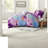 Colorful Dreamy Bedding Sets, Polyester Comforter With Tie Dye Design