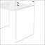 Table d'appoint en acrylique, table de chevet transparente à 2 niveaux avec tablette de rangement, bureau de bout rectangulaire moderne en acrylique pour la chambre à coucher et le salon