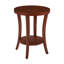 Table de bout ronde Dinh avec tablette-1448243341