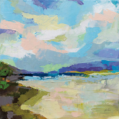 The Shore by Jeanette Vertentes - Wrapped Canvas Painting