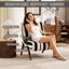 Fauteuil ergonomique moderne avec accoudoirs élargis et structure en bois massif-799581324