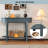Retro Console Table With Curved Design