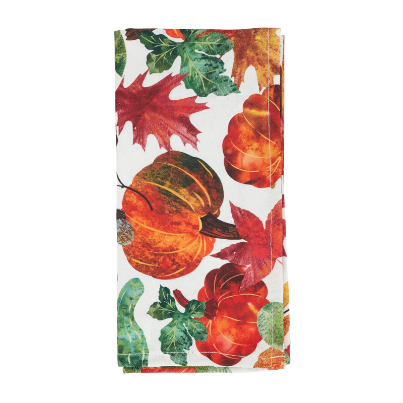 Folium Collection Polyester No Pattern Rectangle Napkin