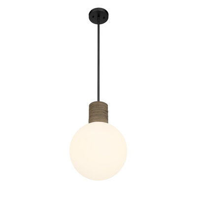 Jarrell 1-Light Pendant in Matte Black