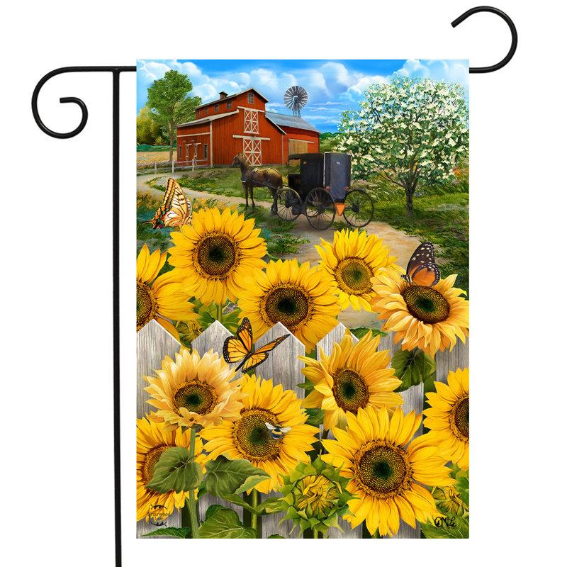 Drapeau de jardin Country Sunflowers