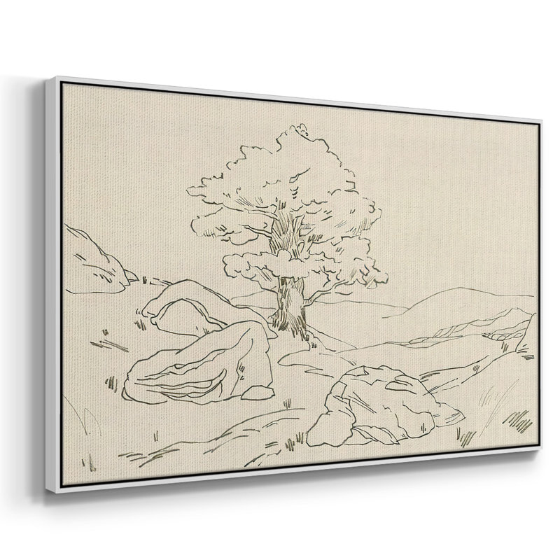 Chêne Christchurch II, Toile avec cadre blanc, H 25 po x l 37 po x P 2 po, Non