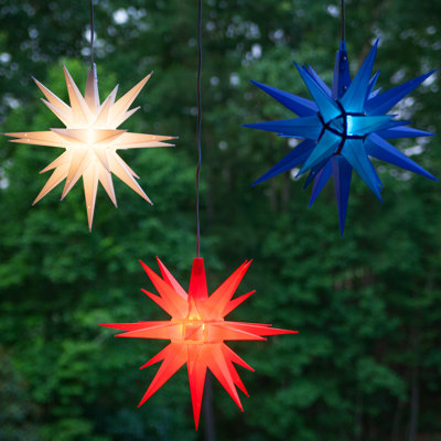 Moravian Star Lighted Display