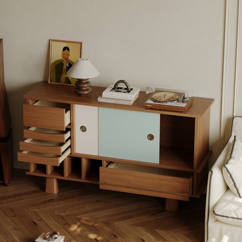 Buffet style rétro français, Brown/Blue