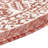 Archange Southwestern Machine Woven Polypropylene Indoor / Outdoor Area Rug in Rust Red-615698747