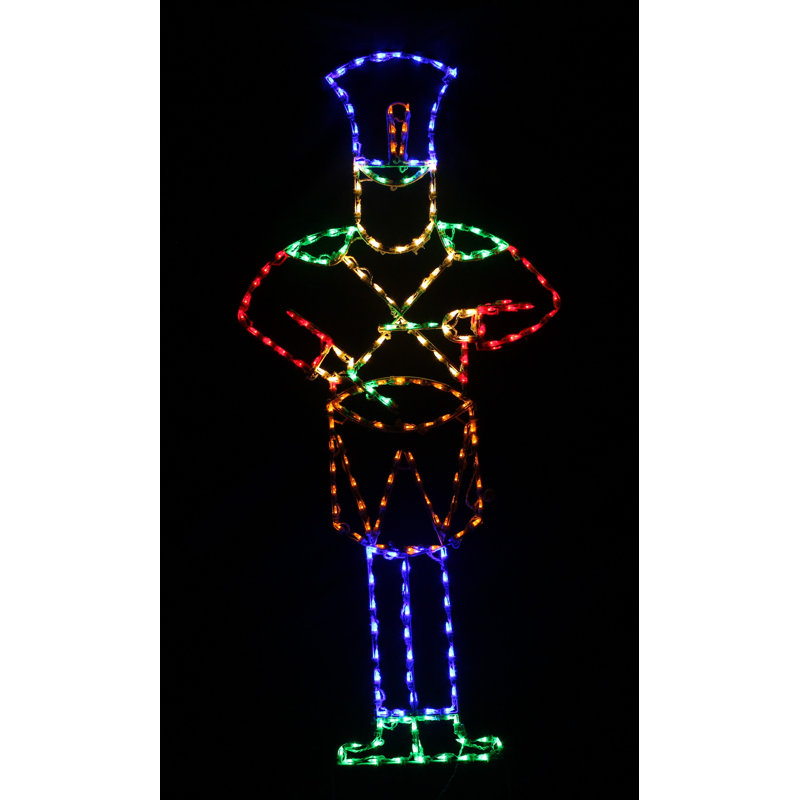 Large Drumming Soldier Holiday Lighted Display