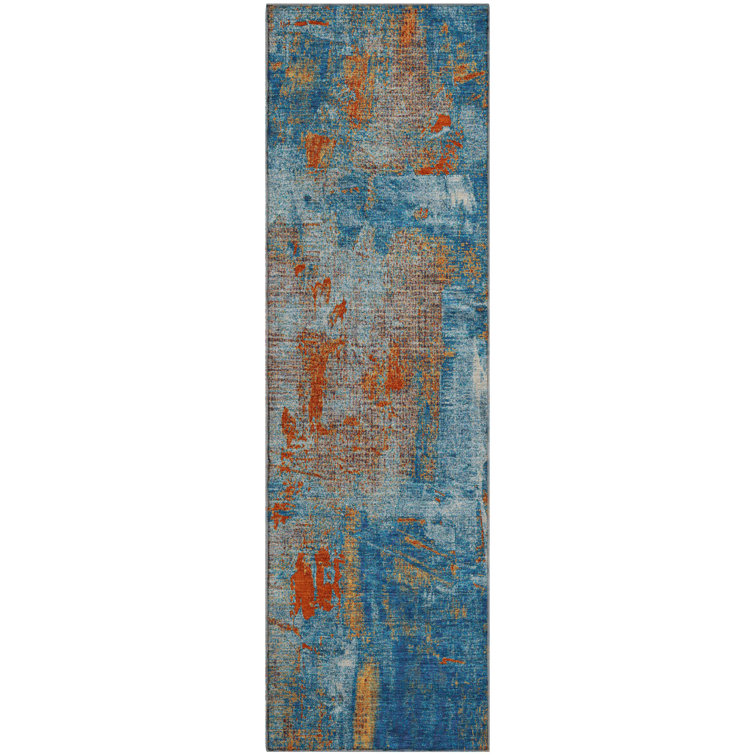 Premium Machine Washable Natoma AMF989 Abstract Rug