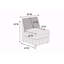 Canapé modulaire 1 pièce sans accoudoirs modulaire
