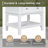 24" Bathroom Vanity Base with Solid Wood Frame & Storage Cabinet