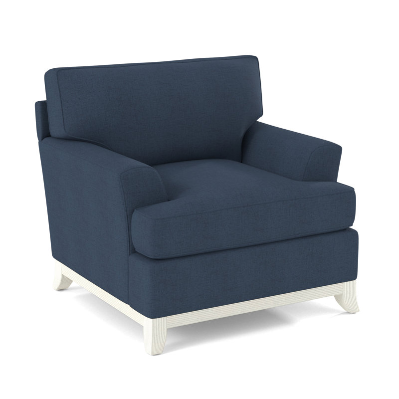 Oaks Way Armchair, Frost White, White Performance Fabric; 0851-94